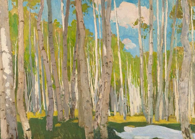 Березовая роща. Конец 1970-х. (651x463, 322Kb)