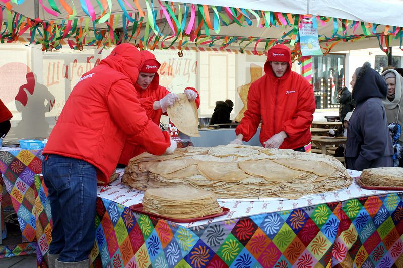 интересное, фото, масленица, блин, москва