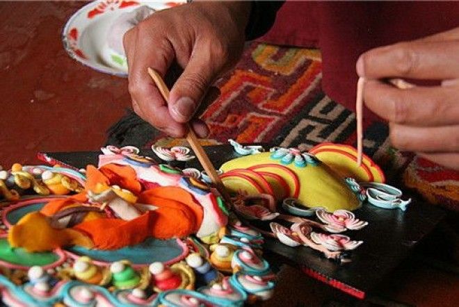 Скульптуры из масла Удивительное искусство тибетских монахов