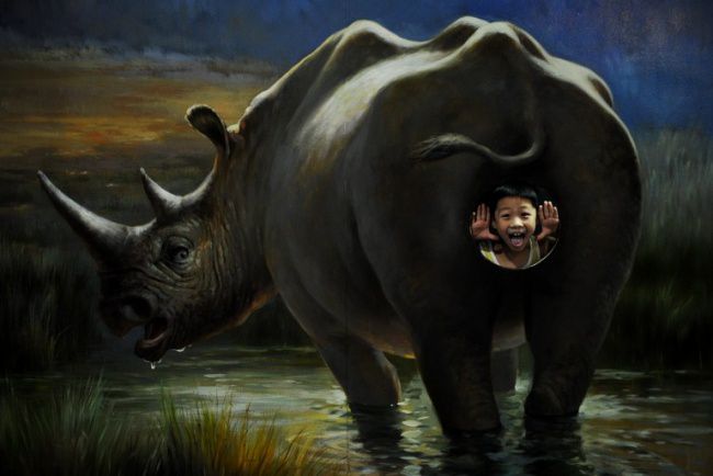 объем, галерея, 3D, Китай