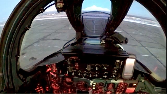 Минобороны обнародовало видео воздушных боев истребителей-перехватчиков МиГ-31