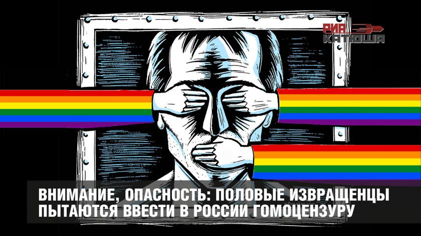 Внимание, опасность: половые извращенцы пытаются ввести в России гомоцензуру