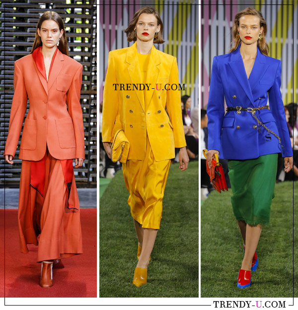 Костюмы из коллекций Roksanda и Escada SS 2019