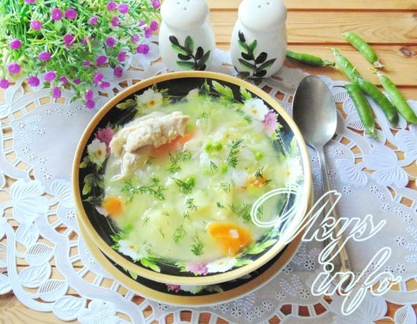 рецепт Картофельный суп с индейкой