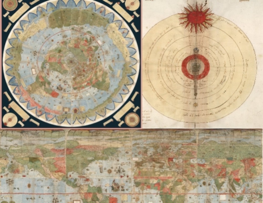 Таинственная 430 летняя карта, которую оцифровали коллекционеры.