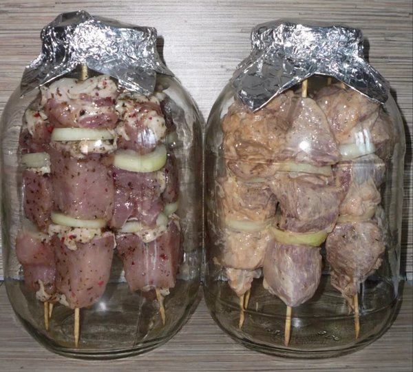 Как приготовить шашлык в банке. Без мангала и углей. Как приготовить шашлык в банке. Без мангала и углей.