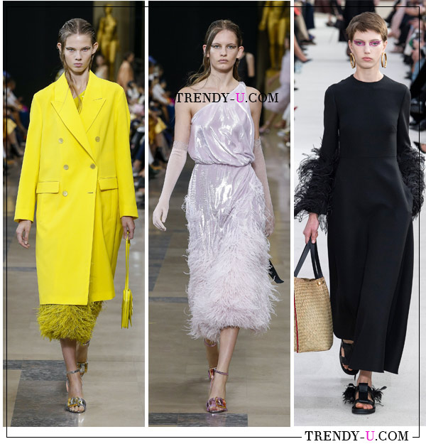 Модные образы для весны и лета 2019 от Rochas и Valentino