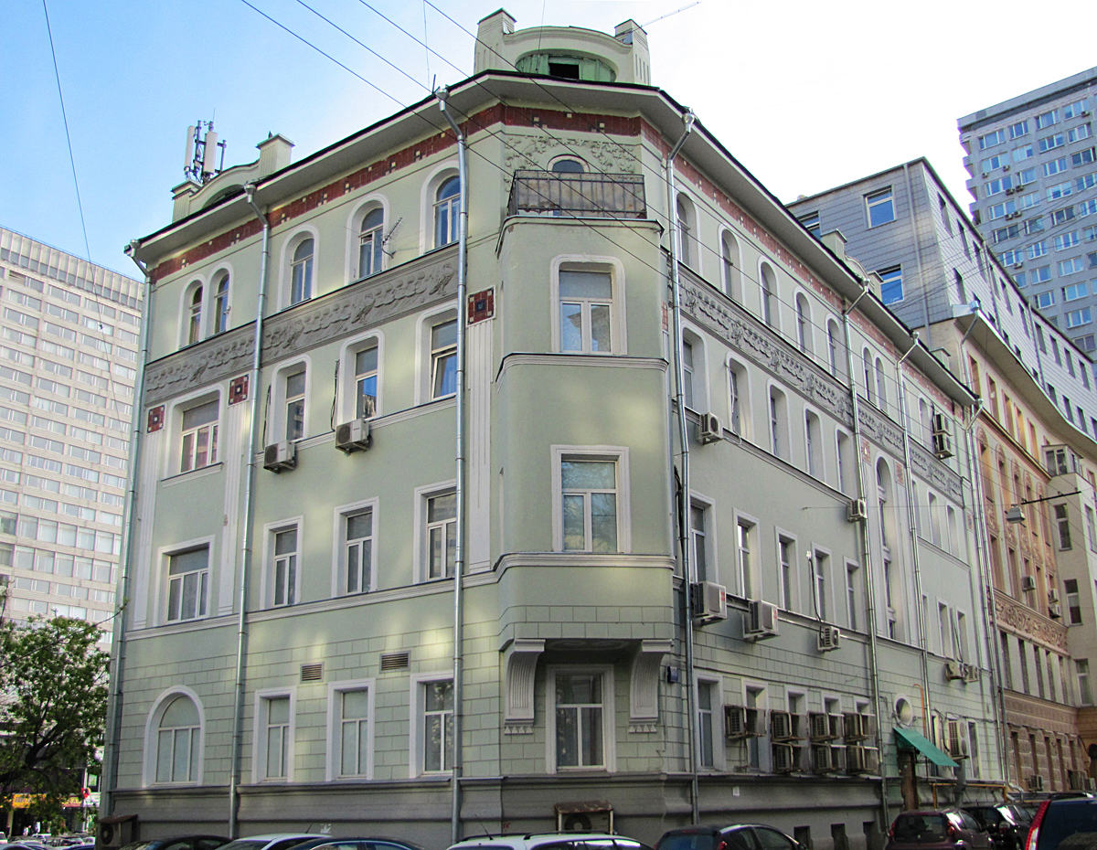 Причудливый декор московских домов в стиле модерн, ч.10
