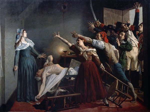 Жан-Жозеф Веертс. "Убийство Марата". 1880
