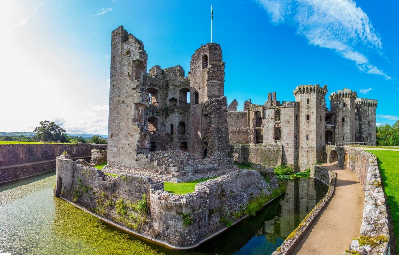 Замки Англии: Раглан (Raglan Castle)
