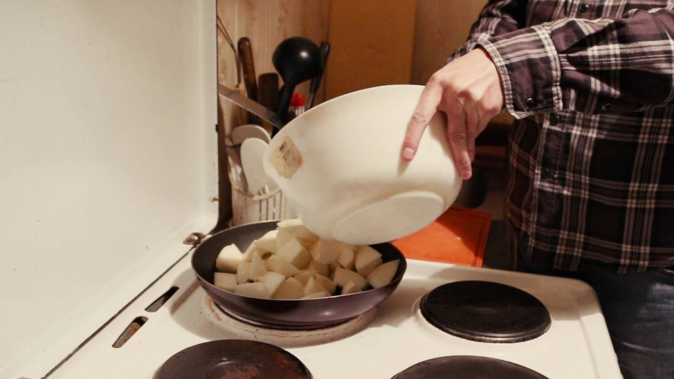 Бюджетный ужин - жареные кабачки