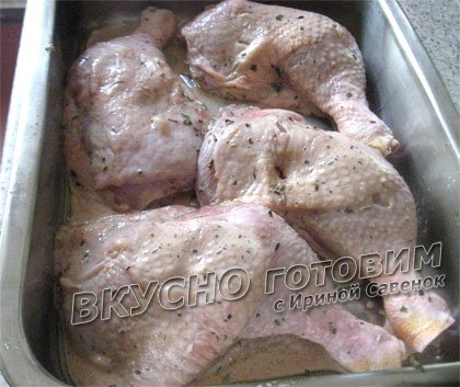 Окорочка запеченные в духовке рецепт с пошагово в