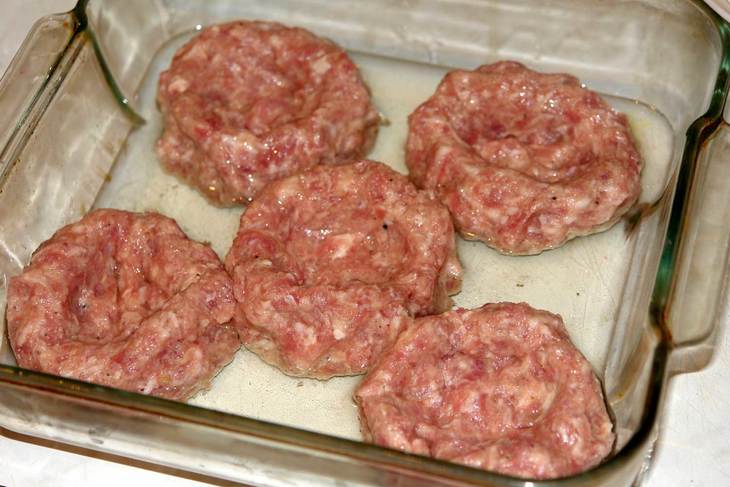 Мясные гнезда с картофельной начинкой Мясные гнезда с картофельной начинкой