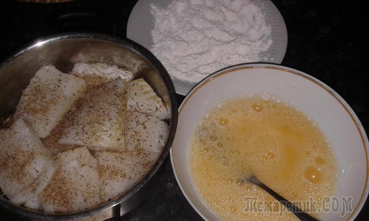 Камбала жареная в льезене Камбала жареная в льезене