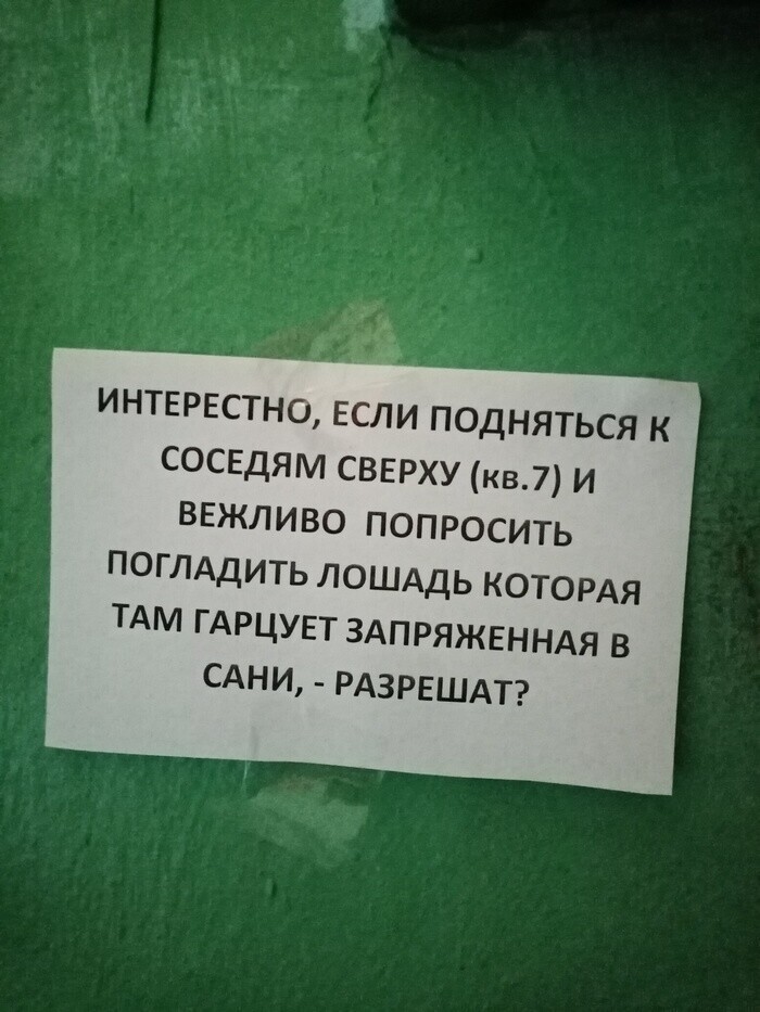 Как думаете, есть шансы? И снова о нюансах жизни в многоэтажке
(16 фото)