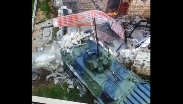 В Сети опубликованы видео спецоперации по уничтожению боевиков в Дербенте