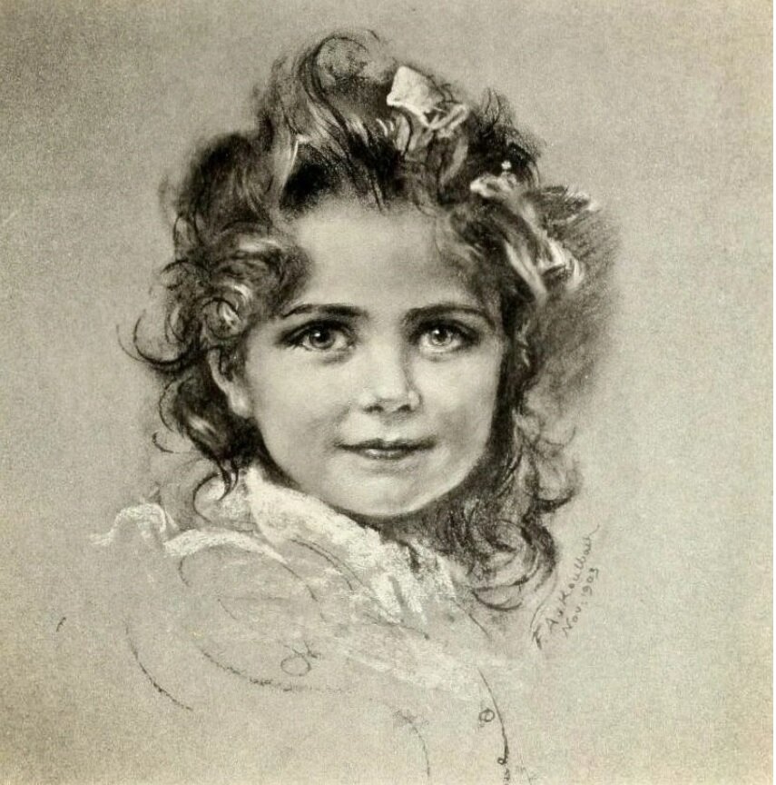 Фридрих Август фон Каульбах "Царевна Анастасия Николаевна Романова". 1903