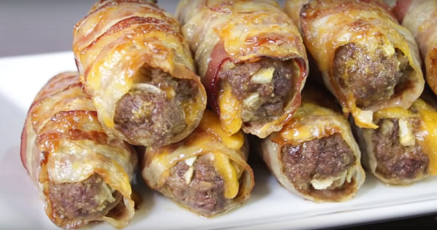 Мясные рулетики «Сюрприз» - горячее блюдо