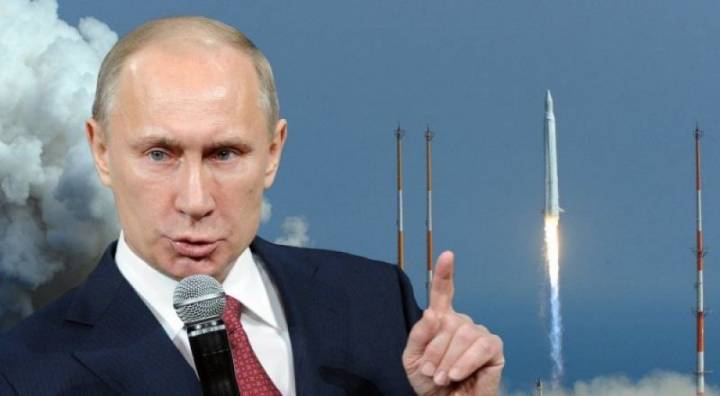 Путин и ракета