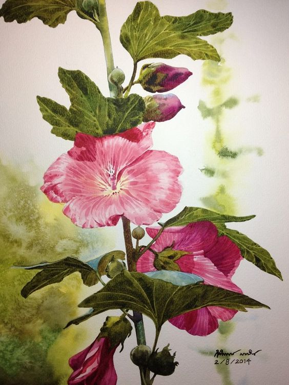 Flowers painting: 