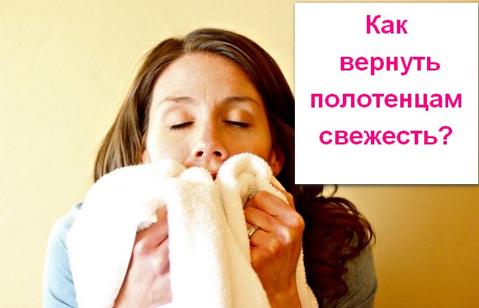 What to do if the towels began to smell damp: a folk method