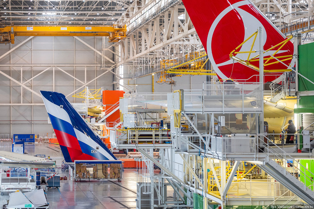 Репортаж с завода Airbus. Новый бизнес-класс "Аэрофлота"