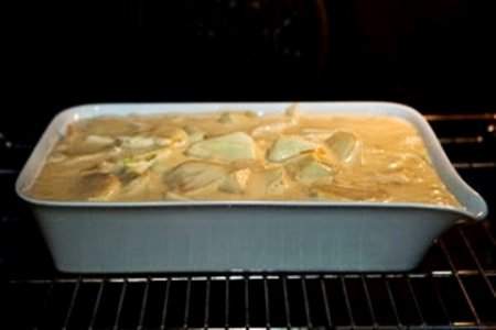Шарлотка с яблоками на кефире Шарлотка с яблоками на кефире