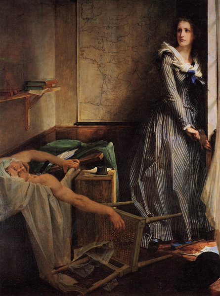 Поль Бодри. "Смерть Марата". 1860