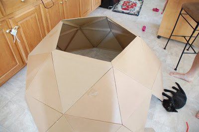 Дом из картона для детских игр своими руками Дом из картона для детских игр своими руками