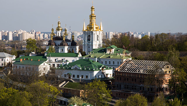 Киево-Печерская лавра в Киеве. Архивное фото Киево-Печерская лавра в Киеве.
<div id=