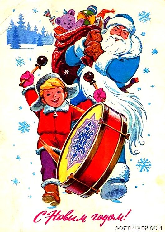 Новогодние открытки из СССР Новогодние открытки из СССР
