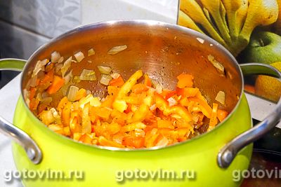 Фотографии рецепта Густой томатный суп с белой фасолью, 06 Густой томатный суп с белой фасолью, Шаг 06
