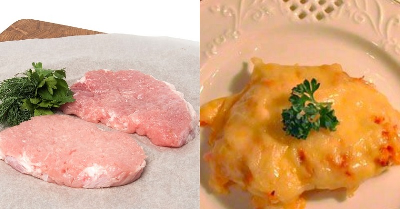 Запеченные стейки с морковью