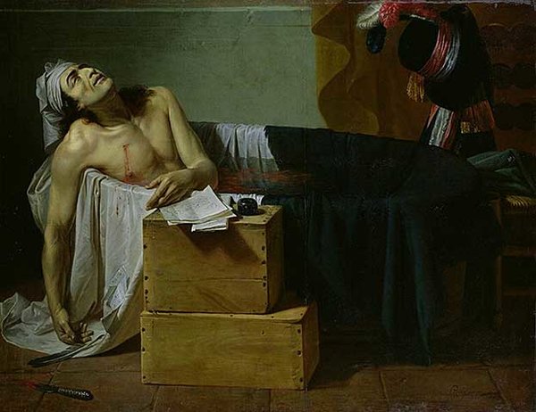 Жозеф Рок. "Смерть Марата", 1793