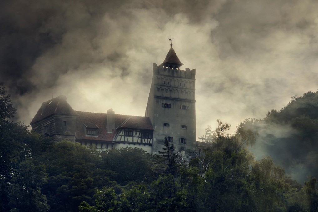 Замок Дракулы в Трансильвании (Румыния). Фото