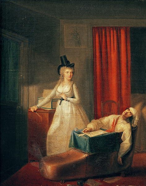 Ж.Ж. Ауэр. Смерть Марата. 1794