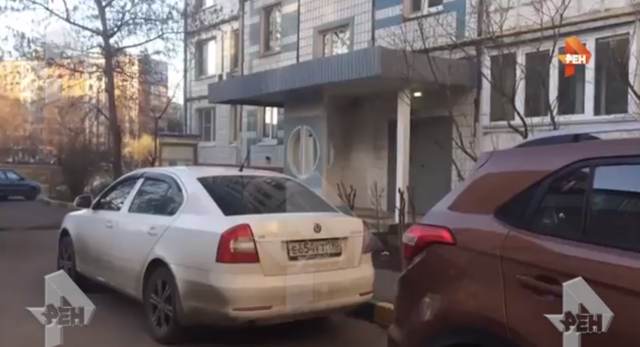 Видео с места убийства сотрудника ППС из-за ревности в Подмосковье
