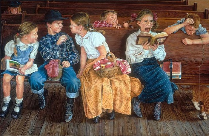 Истории от Сьюзан Брабо. Художник-самоучка создаёт яркие картины-новеллы о жизни обычных американцев
