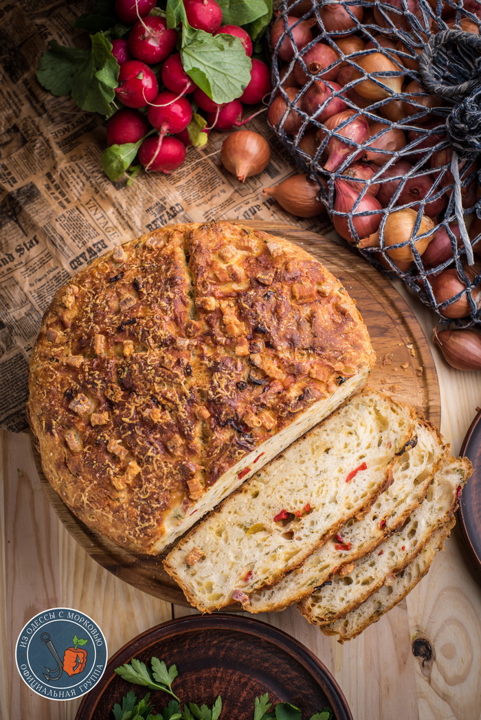 Простой хлеб с модификациями Из Одессы с морковью, Кулинария, Еда, Рецепт, Длиннопост, Фотография, Хлеб