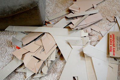 Дом из картона для детских игр своими руками Дом из картона для детских игр своими руками