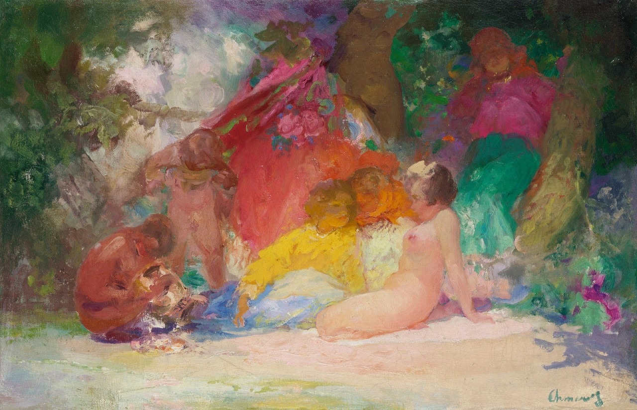 Купальщицы (The Bathers)_59.5 х 91_х.,м._Частная коллекция.jpg Купальщицы (The Bathers)_59.5 х 91_х.,м._Частная коллекция.jpg