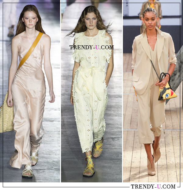 Модные комбинезоны весна-лето 2019 в коллекциях Alberta Ferretti и Akris