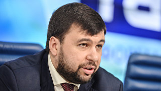 Представитель Донецкой народной республики в контактной группе по урегулированию ситуации на востоке Украины Денис Пушилин. Архивное фото Представитель Донецкой народной республики в контактной группе по урегулированию ситуации на востоке Украины Денис Пушилин. Архивное фото