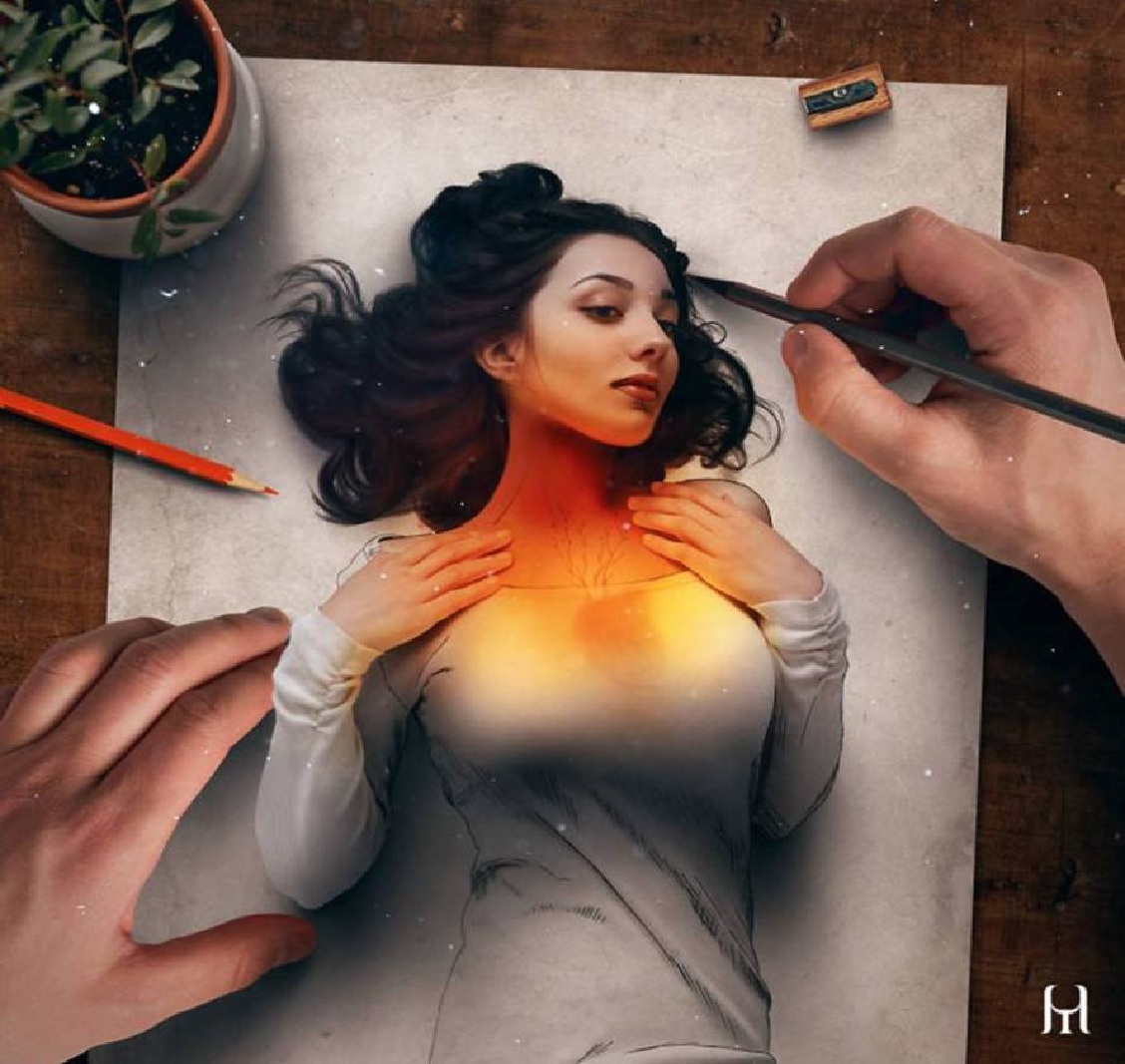 Оживающие цифровые картины Туллиуса Хейер