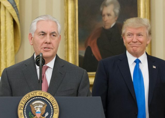 Трамп Тиллерсон США