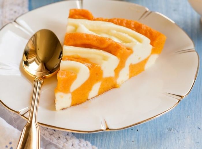 Мраморный тыквенный пирог. \ Фото: fountravel.ru. 3 фантастически вкусных пирога из тыквы, приготовить которые проще простого