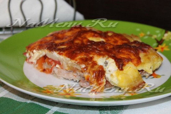 мясо по французски