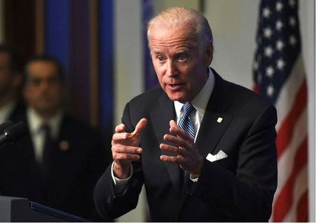 U.S. Vice President Joseph Biden discusses progress on the administration's  U.S. Vice President Joseph Biden discusses progress on the administration's