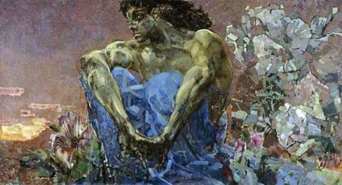 Михаил Врубель. Демон (сидящий), 1890 г. Михаил Врубель. Демон (сидящий), 1890 г.