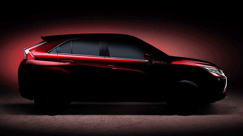 Компания Mitsubishi показла первое изображение нового кроссовера